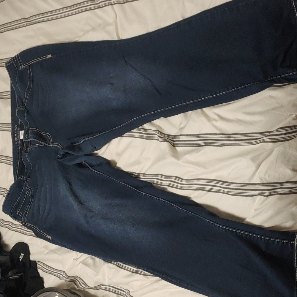 Dark wash skinny jean